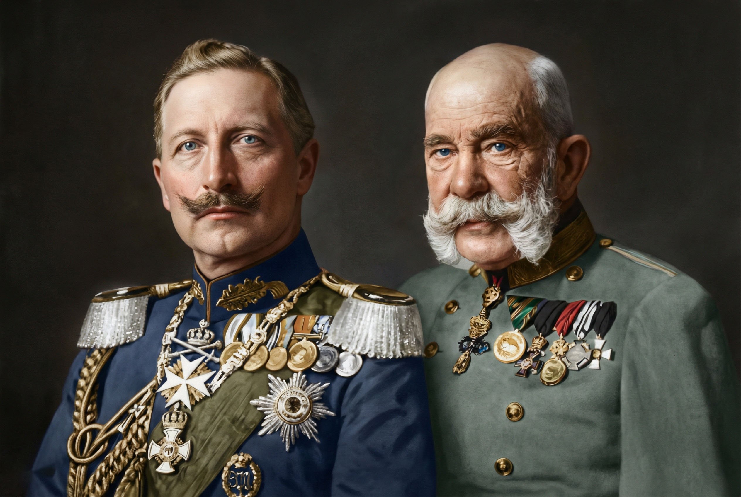 German_Kaiser_Wilhelm_II_of_Prussia_with_Emperor_Franz_Josef_I_of_Austria_loyalty_colour