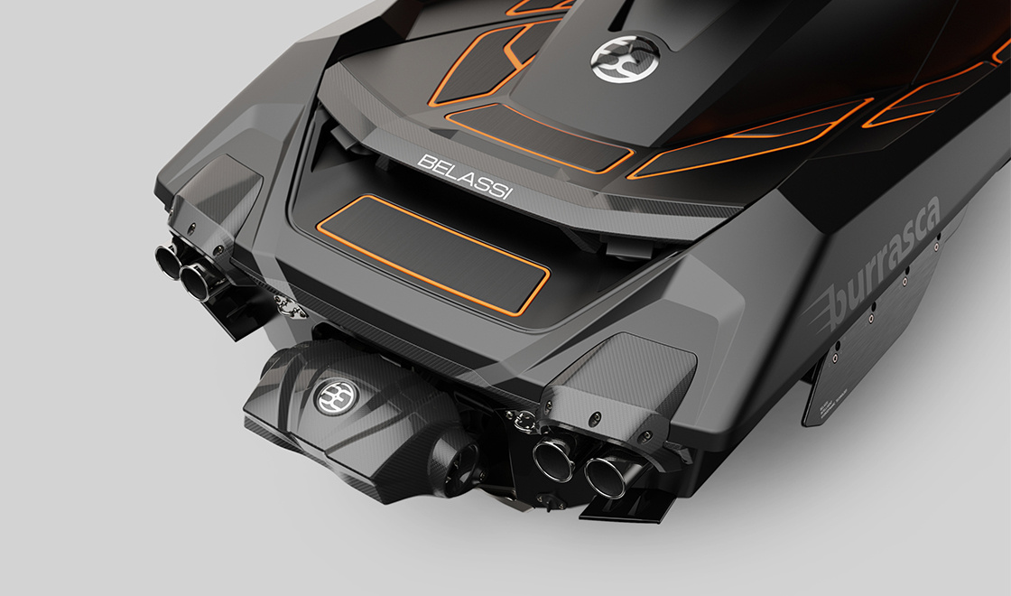 Belassi_Burrasca_Marine_Hypercraft_unique_masterpiece_design_pwc_perfection_exhaust_system
